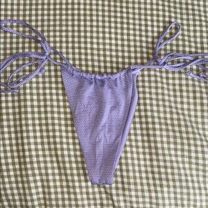 Frankie's Bikinis Purple Bikini Bottom
